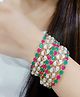 The Pari Set Of 6 Gold-Plated AD-Studded Bangles-6.35 cm diameter