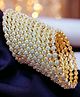 The Pari Set Of 12 Gold-Plated AD-Studded Bangles-6.35 cm diameter