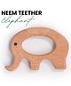 OpaToys Natural Wooden Neem Teether Elephant For 0 to 24 Months Babies (1 Pieces)