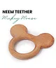 OpaToys Natural Wooden Neem Teether Mickey Mouse For 0 to 24 Months Babies (1 Pieces)