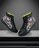 KazarMax Skull Printed Sneakers -Black