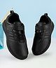 KazarMax Solid School Shoes - Black