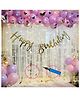 Puchku Premium Happy Birthday Boss baby Foil balloon Set for first 1st birthday Theme boy kids ( pack of 64   Multicolor)