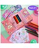 Puchku Flap coloring book set with colors (Pack of 1 Random Design)