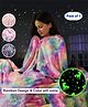 Puchku Unicorn Glow in The Dark Blanket for Kids (Pack of 1 - random Color & Design)