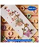 Puchku Pastel Mini Hair Ties with Embellised hair Pin and clip set Pack of 2 Multicolor
