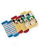 Cute Walk by Babyhug Disney Non Terry Anti-Bacterial Ankle Length Mickey Mouse Graphics Pack of 3- Multicolor