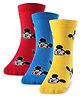 Cute Walk by Babyhug Disney Ankle Length Anti-Bacterial Mickey Mouse Graphics Socks Pack of 3 - Multicolour