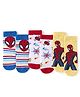 Cute Walk by Babyhug Marvel Anti-Bacterial Ankle Length Socks Spider Man Graphics Pack of 3- Multicolour