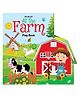 At the Farm - Lift The Flap Book with Bright and Colourful Pictures- Early Learning Book for Children