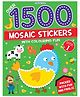 1500 Mosaic Stickers Book 1 with Colouring Fun Sticker Book - English