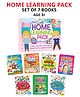 Home Learning Books Pack An Amazing Set of 8 Books- My Best Colouring , Brilliant Brain Activity, Numbers and Patterns, Pre Nursery Picture ... Rhymes and Story Book, Trace and Write
