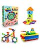 Little Berry 3-in-1 Building Blocks (Pack 2) for Kids - Education & Learning Blocks (125+ pcs)