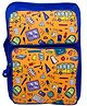 Echo Boomers 14 Inches Orange Printed A3 Art Board Drawing & Activity Backpack Bag with Multiple Pockets