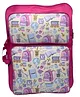 Echo Boomers 15 Inches Pink Printed A3 Art Board Drawing & Activity Backpack Bag with Multiple Pockets - Pack of 1
