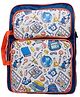 Echo Boomers 15 Inches White Printed A3 Art Board Drawing & Activity Backpack Bag with Multiple Pockets