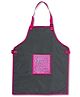 Echo Boomers Multipurpose Waterproof Washable Apron with 4 pockets for Kitchen Cooking Baking Art and Painting - Pink