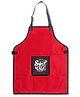 Echo Boomers Multipurpose Waterproof Washable Apron with 4 pockets for Kitchen Cooking Baking Art and Painting - Red