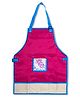 Echo Boomers Multipurpose Teens Waterproof Washable Apron with 4 pockets for Cooking Art Painting and School - Pink