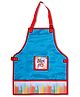 Echo Boomers Blue Multipurpose Teens Waterpoof Washable Apron with 4 pockets for Cooking Art Painting and School - Blue
