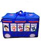 ECHO BOOMERS Paws Print Toy Storage Box with Lid & Laundry Basket for Clothes - Pack of 1
