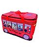 ECHO BOOMERS Superhero Print Toy Storage Box with Lid & Laundry Basket for Clothes - Pack of 1
