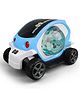 VGRASSP Bump and Go Action 360 Degree Rotating Battery Operated Future Stunt Car Toy for Kids - with Beautiful And Colorful 4D Lights and Dynamic Music (Blue)