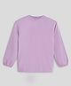 Somersault Cotton Full Sleeves Solid Drop Shoulder Sweat T-Shirt - Lilac