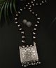 Binnis Wardrobe Women Silver-Toned  Black Tribal Oxidised Jewllery Set