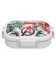 JAYPEE Stainless Steel Insulated Lunch Box Topsteel Avengers Spider Man , White , 600 ml , Suitable for school Kids , Girls & Boys
