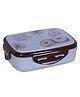 Jaypee Ecosteel Jr. Kid's Insulated Steel Tiffin Box Leak-Proof Container and Spoon, Lunch Box for School , 550ml , Grey