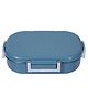 Jaypee Stainless Steel Insulated Airtight Snapsteel Leak Resistant Lunch Box with Spoon for School Kids , 650 ml , Blue