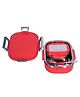 Jaypee Stainless Steel Insulated Airtight Snapsteel Leak Resistant Lunch Box with Spoon for School Kids , 650 ml , Red