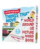 Set of 4 World Around Us Picture Word Board Books - 40 Pages