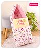 Babyhug 3 in 1 Baby Carry Nest Cum Sleeping Bag Little Princess Embroidery - Pink