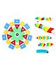 Ratnas 2D Shapes Preschool Kit Building Blocks Set Multicolour - 50 Pieces