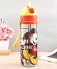 Disney By SKI Mickey Steel Water Bottle With Pop-up Straw - 650 ml (Color and Print may vary)