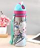 Disney By SKI Frozen Steel Water Bottle With Pop-up Straw Blue - 650 ml
