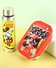 Disney By SKI Zenith Combo Steel Lunch Box & Slim Steel Water Bottle 350 ml - Red