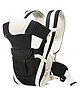 Babygo Kids 4-in-1 Adjustable Baby Carrier Cum Kangaroo Bag Honeycomb Texture Baby Carry Sling Back Front Carrier for Baby with Safety Belt and Buckle Straps -Black