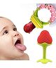 BabyGo Organic Baby's BPA-Free Silicone Nipple Food Nibbler & Teether for Fruits Pack of 2 -Multicolor