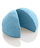 BabyGo Soft Space Sand Clay for Indoor Playing Moldable 500g in Resealable Bag with Free Big Mould-Blue
