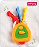 Babyhug Premium Car Keys Shaped Baby Rattle  Multicolour | Fun & Engaging Toy | Child-Safe, Non-Toxic | Boosts Sensory & Grasping Skills | Gift for 3+ Months | BIS Certified