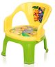 Kuber Industries Disney Pooh Kids Chair Plastic Foldable Kids Chair - Yellow & Green