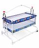 New Natraj Compact Cradle With Mosquito Net - Blue
