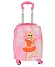 D Paradise Hard Case Trolley Bag Standing Girl Doll Print - 16 Inches