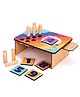 Webby Wooden Number Box Interactive Playful Counting Montessori Educational Kit for Kids