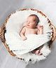 Baby Fur Plush Photographic Mat Newborn Photo Background Wraps Blanket Baby Newborn Photo Props (White)-Size 60 cm x 90 cm