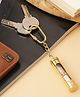 Ximdeco Gold Brass Tube Type Sand Timer Key Chain