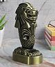 Ximdeco Mettalic Merlion Table Showpiece